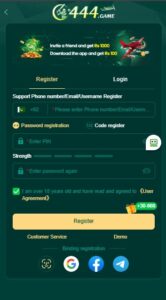Registering & Logging In